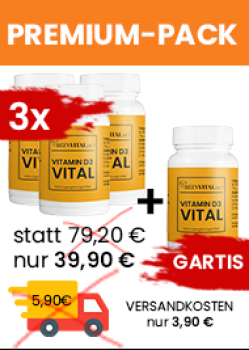 Schützen Sie ihre Zellen und Ihr Immunsystem durch das wichtige Vitamin D Vital.